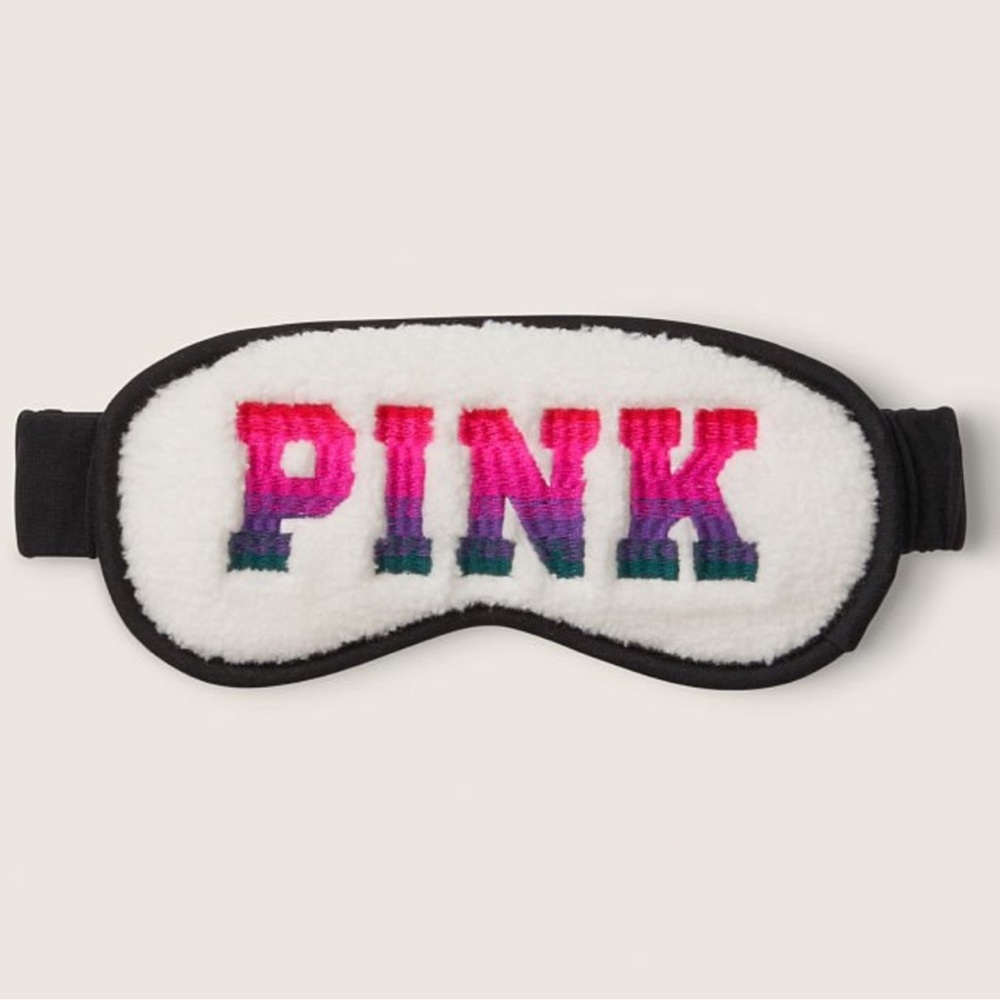 Victoria’s Secret PINK - SHERPA Sleep Mask | New - Picture 1 of 1